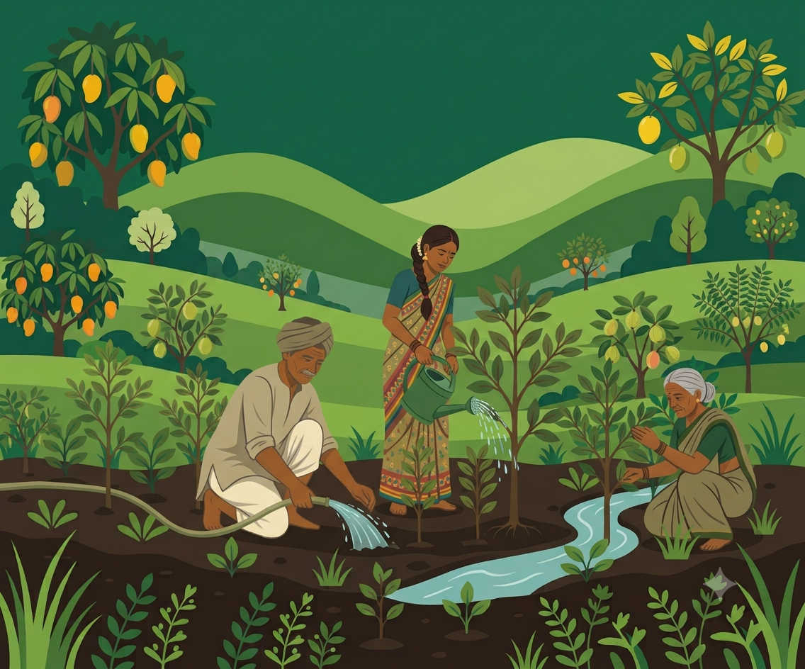 Caring for young trees